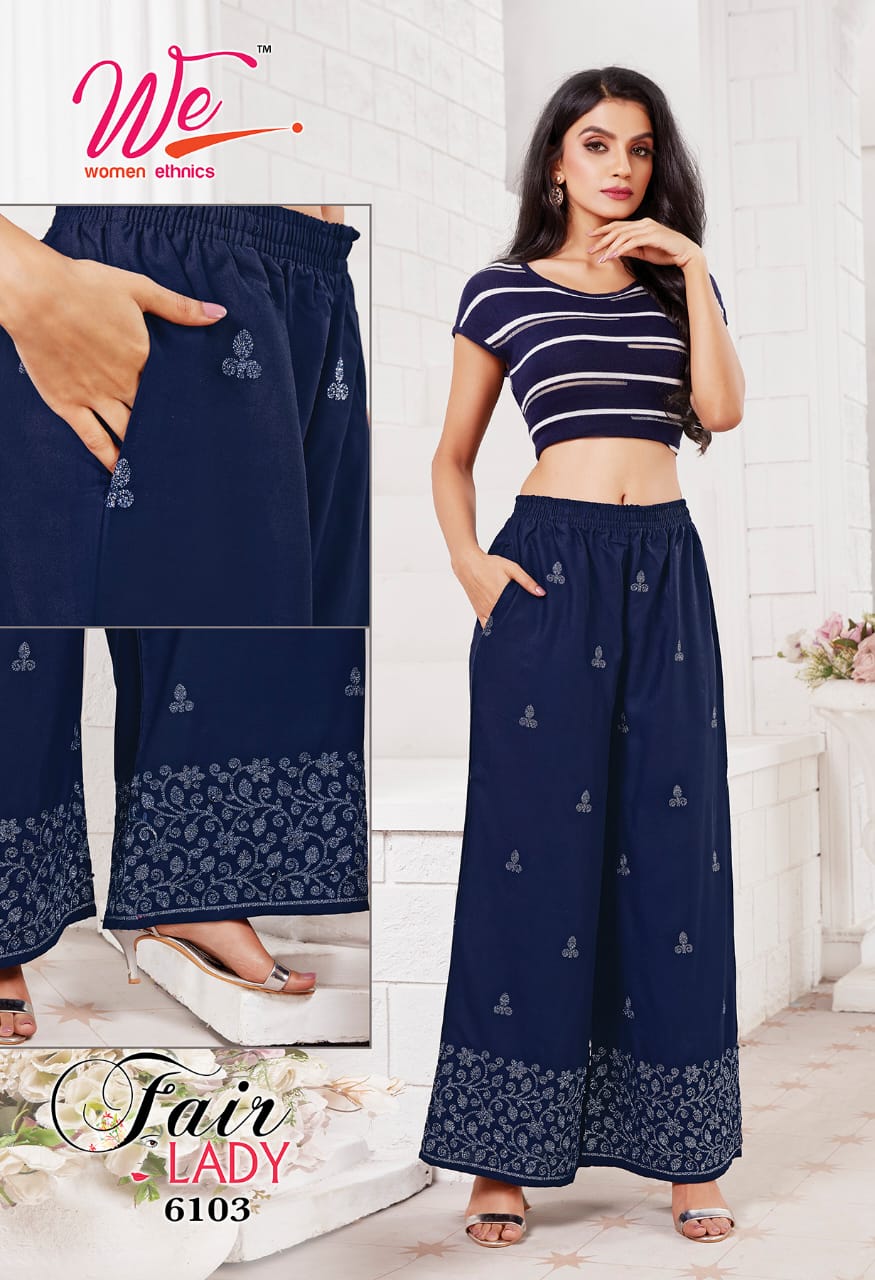 Fair Lady By We Western Palazzo Pants Catalog